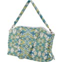 Colored Geometric Ornate Patterned Print Canvas Crossbody Bag View2