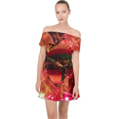 Christmas Tree  1 6 Off Shoulder Chiffon Dress by bestdesignintheworld