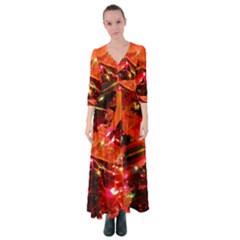 Christmas Tree  1 8 Button Up Maxi Dress by bestdesignintheworld