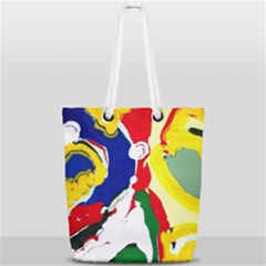 Africa As It Is 1 2 Full Print Rope Handle Tote (small) by bestdesignintheworld
