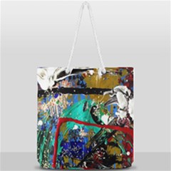 Speleology 1 2 Full Print Rope Handle Tote (large) by bestdesignintheworld