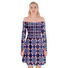 Lakatamia Off Shoulder Skater Dress by deformigo