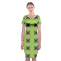 Lemona Classic Short Sleeve Midi Dress View1