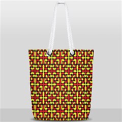 Rby-c-3-3 Full Print Rope Handle Tote (small) by ArtworkByPatrick