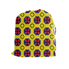 Memphis Drawstring Pouch (xl) by deformigo