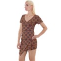 Midica Short Sleeve Asymmetric Mini Dress View1