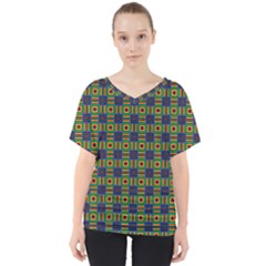 Mattawa V-neck Dolman Drape Top by deformigo