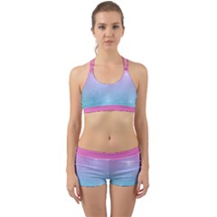Pastel Goth Galaxy  Back Web Gym Set by thethiiird