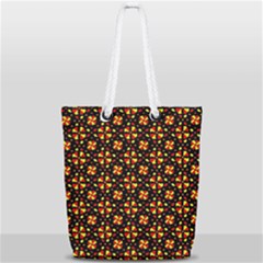 Rbyc-3-5 Full Print Rope Handle Tote (small) by ArtworkByPatrick