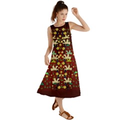 Happy Birds In Freedom And Peace Summer Maxi Dress by pepitasart