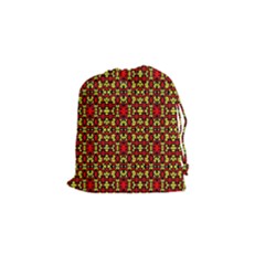 Rby-c-4-6 Drawstring Pouch (small) by ArtworkByPatrick