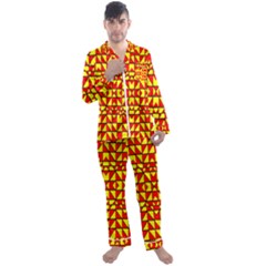 Rby-c-4-8 Men s Satin Pajamas Long Pants Set by ArtworkByPatrick