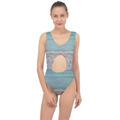 Minty Ocean Center Cut Out Swimsuit by TheLazyPineapple