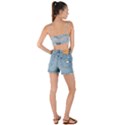 Ocean Waves Woven Tie Front Bralet View2