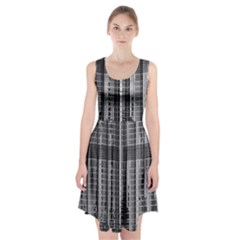 Architecture Structure Glass Metal Racerback Midi Dress by Vaneshart