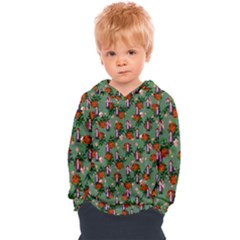 Fiola Pattern Green Kids  Overhead Hoodie by snowwhitegirl