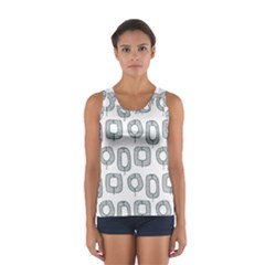 Forest Patterns 16 Sport Tank Top  by Sobalvarro