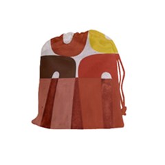 Sophie Taeuber Arp, Composition À Motifs D arceaux Ou Composition Horizontale Verticale Drawstring Pouch (large) by Sobalvarro
