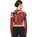 Sophie Taeuber Arp, Composition à Motifs D arceaux Ou Composition Horizontale Verticale Long Sleeve Zip Up Bomber Jacket View2