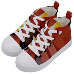 Sophie Taeuber Arp, Composition À Motifs D arceaux Ou Composition Horizontale Verticale Kids  Mid-top Canvas Sneakers by Sobalvarro