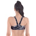 Graffiti Abstract Collage Print Pattern Plunge Bikini Top View2