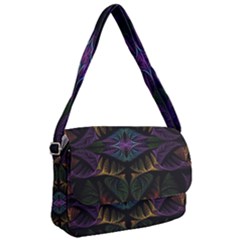 Fractal Abstract Background Pattern Art Courier Bag by Wegoenart