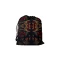 Fractal Fantasy Texture Pattern Drawstring Pouch (Small) View2