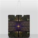 Fractal Fantasy Design Texture Full Print Rope Handle Tote (Large) View1