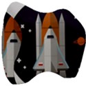 Rocket Space Universe Spaceship Velour Head Support Cushion View3