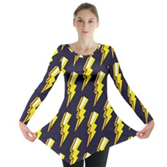 Pop Art Pattern Long Sleeve Tunic  by Nexatart