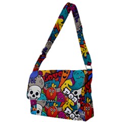 Graffiti Characters Seamless Pattern Full Print Messenger Bag (s) by Nexatart