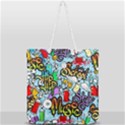 Graffiti Characters Seamless Patternm Full Print Rope Handle Tote (Large) View2