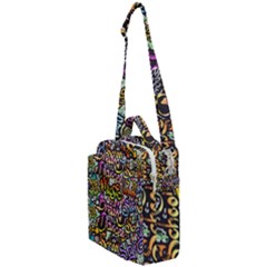 Graffiti Word Seamless Pattern Crossbody Day Bag by Nexatart