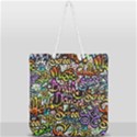 Graffiti Word Seamless Pattern Full Print Rope Handle Tote (Large) View2