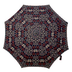 Ukrainian Folk Seamless Pattern Ornament Hook Handle Umbrellas (large) by Nexatart