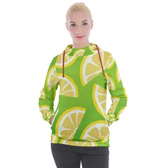 Lemon Fruit Healthy Fruits Food Women s Hooded Pullover by Nexatart
