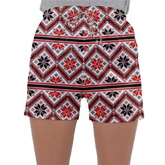 Folklore Ethnic Pattern Background Sleepwear Shorts by Nexatart