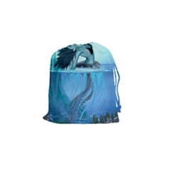 Wonderful Jellyfish Women Drawstring Pouch (small) by FantasyWorld7