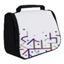 Lines And Dots Motif Geometric Print Full Print Travel Pouch (Small) View2