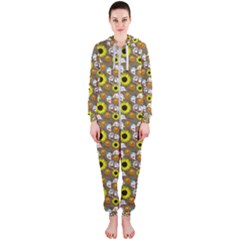Hawaii Ghost Beige Hooded Jumpsuit (ladies)  by snowwhitegirl