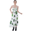 St Patricks day pattern Tie Back Maxi Dress View1