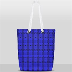 Digital Illusion Full Print Rope Handle Tote (small) by Sparkle