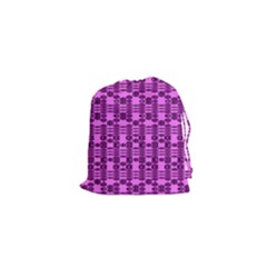 Digital Violet Drawstring Pouch (xs) by Sparkle