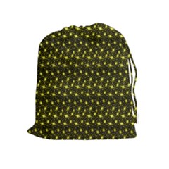 Digital Mandale Drawstring Pouch (xl) by Sparkle