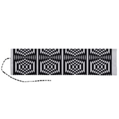 Mandala Pattern Roll Up Canvas Pencil Holder (l) by Sparkle