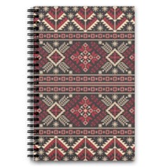 Ukrainian Folk Seamless Pattern Ornament 5 5  X 8 5  Notebook by Wegoenart