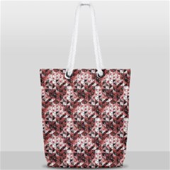 Digital Checkboard Full Print Rope Handle Tote (small) by Sparkle