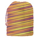 Orange Strips Drawstring Pouch (3XL) View2