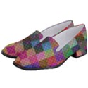 Random Colors Hexagon Women s Classic Loafer Heels View2