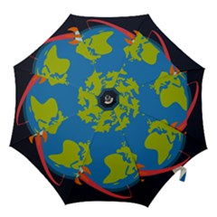 Spaceship Design Hook Handle Umbrellas (large) by Vaneshart